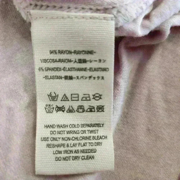 Free people violet lavender scoop Is neck softing top summer yoga lounge sleep - Picture 6 of 8